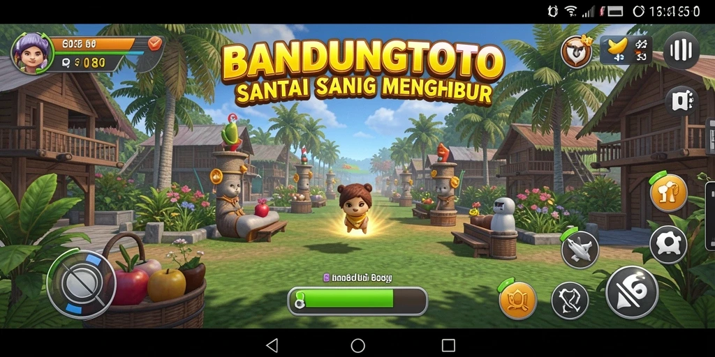 Tampilan gameplay BANDUNGTOTO yang penuh warna dan menarik.