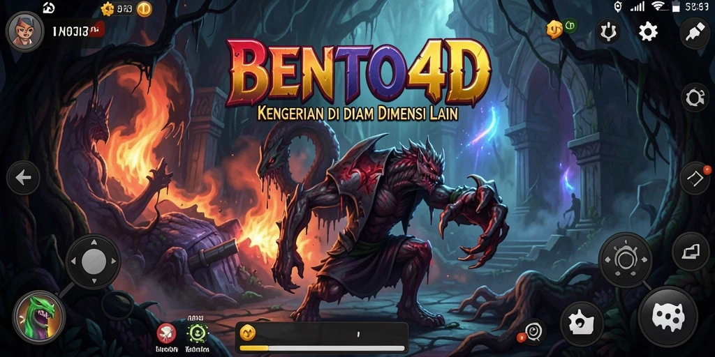 Gameplay menakutkan dengan makhluk mengerikan di BENTO4D.