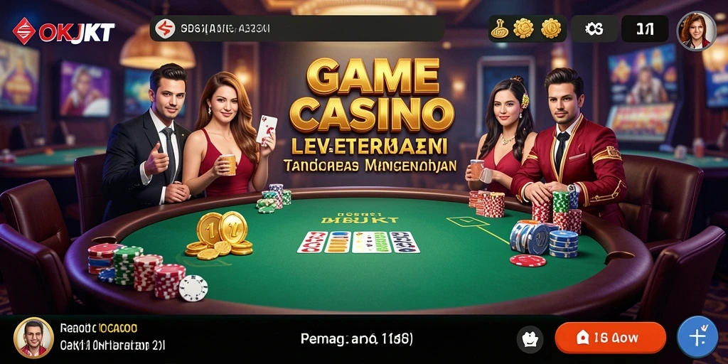 Tampilan gameplay Live Casino yang mendebarkan dan interaktif.