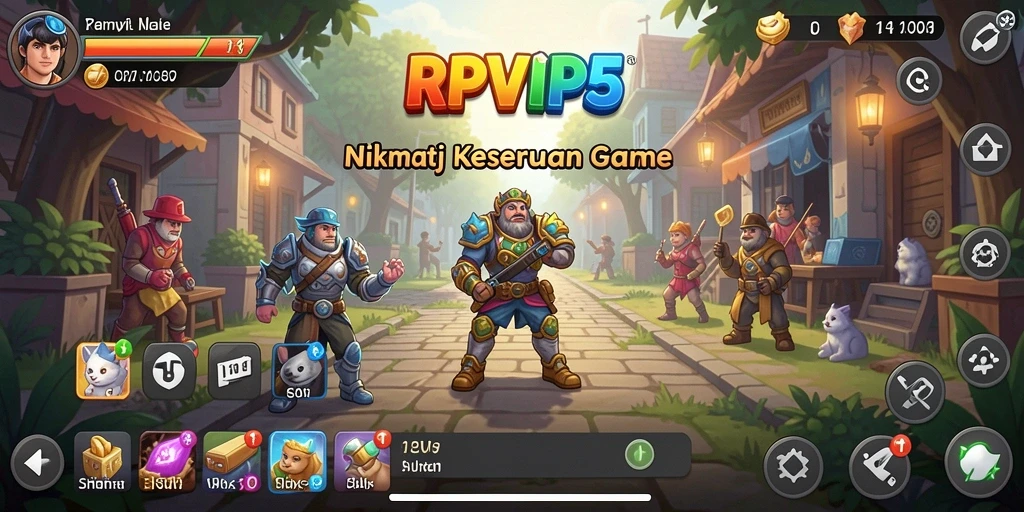 Tampilan gameplay RPVIP5 yang menarik dan interaktif.