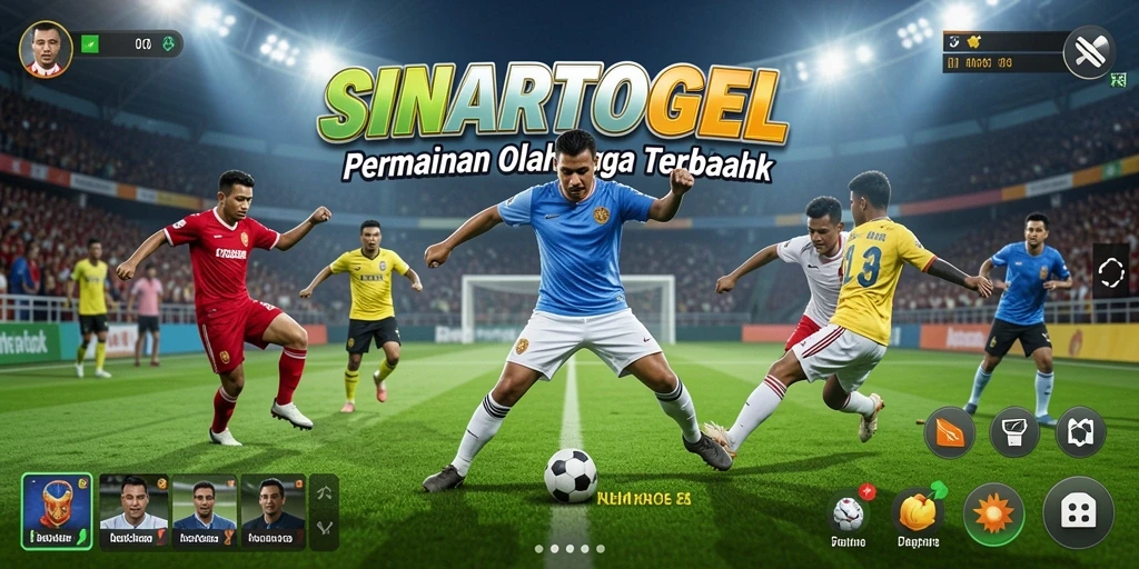 Tampilan gameplay seru dari SINARTOGEL yang menampilkan pertandingan olahraga.